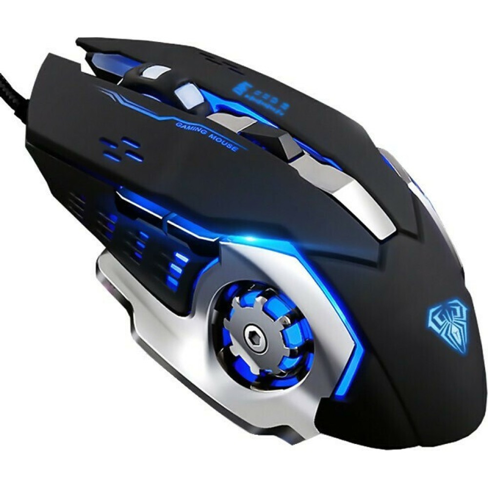 Aula Mountain S20 RGB Gaming Ποντίκι Μαύρο