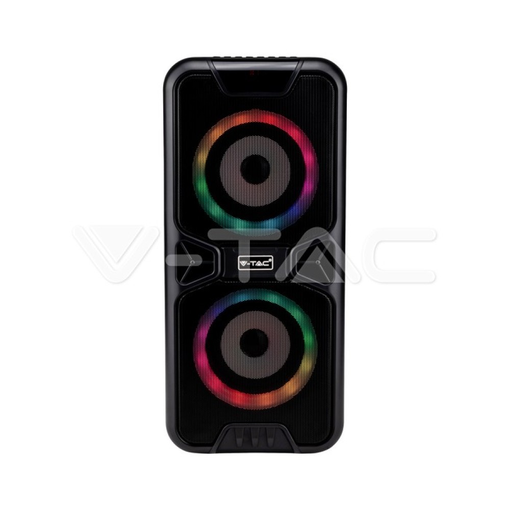 V-TAC VT-6204-2 2x10W RECHARGEABLE SPEAKER USB