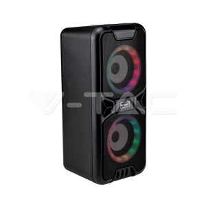 V-TAC VT-6204-2 2x10W RECHARGEABLE SPEAKER USB